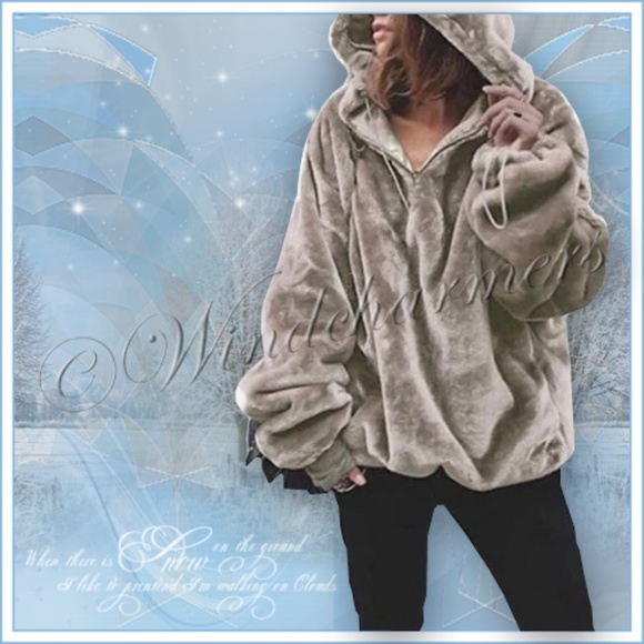 Windcharmers Jackets & Blazers - New Oversized Fleece Hoodie